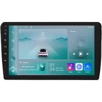 Happiq Autoradio met bluetooth - Carplay - Voor Audi A3 8P (2003-2013) - Geschikt voor Apple en Android - Stereo - Navigatie - Navigatiesysteem auto - 1GB 32GB