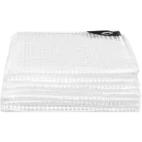 Happyment Waterdicht Zeildoek - Transparant - Voor Tuinmeubilair, Trampolines & Brandhout - Scheurbestendig & UV-bestendig - Color: Clear-3x5m