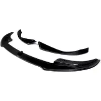 Happiq Voorbumper Lip Spoiler Noviq - Gloss Zwart - Voor BMW 4 Serie G22/G23 M Sport (2021-2023) - Auto Accessoires