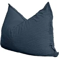 Bananair - Zitzak XXL afneembare hoes - ribfluweel - Nachtblauw - 140 x 180 cm