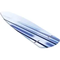 Leifheit strijkplankhoes Air Active M Perfect Steam - 118 x 38 cm strijkvlak - blauwe strepen