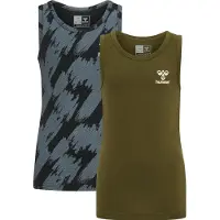 Hummel Functioneel shirt ombergrijs / zwart / offwhite