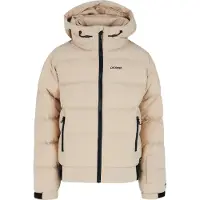 Protest ski-jack Elniy Jr beige Skijack Meisjes Polyester Capuchon Meerkleurig - maat 176