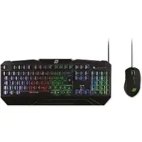 MediaRange MRGS102 toetsenbord Inclusief muis Gamen USB QWERTZ Duits Zwart