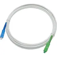 Lineaire Lineair Vezeloptische Kabel voor Freebox 15 m Wit