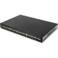 Cudy GS2048PS4 Managed L2 Gigabit Ethernet (10/100/1000) Power over Ethernet (PoE) Zwart