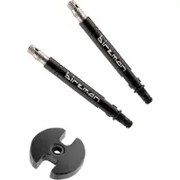 Birzman ventielverlenging met gereedschap 80mm, zwart 2022 Ventielen & Accessoires
