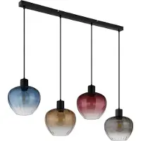 Nowa - hanglamp - TOY - multicolor - glas - grote eettafellamp - E27 - 30140417