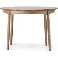Stolab Carl eettafel deelbaar Ø115 cm Eikenhout naturel olie