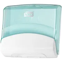 Tork 654000 Performance Handdoekdispenser Kunststof Wit, Turquoise 1 stuk(s)