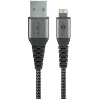 Goobay Lightning USB-C oplaad- en synchronisatiekabel, 2m