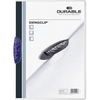 Durable Klemmappen Swingclip A4 Blauw Polypropyleen 22,5 x 0,3 x 31 cm