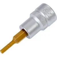 Hazet Dopsleutelbit 8801-3 · 3/8 inch (10 mm) vierkant hol · Binnen-zeskant-profiel · SW 3 mm