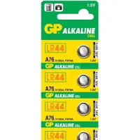 GP A76 (LR44) alkaline knoopcel 1.5V 5 stuks