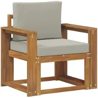 vidaXL Buitensofa Massief Acacia Hout en Polyester