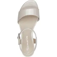 Tamaris Sandalen met riem champagne