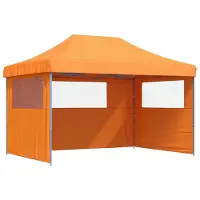vidaXL Partytent, 279 x 410 x 315 cm, oranje, Oxford-stof