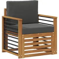 vidaXL Buiten bank set Massief Acacia Hout en Polyester