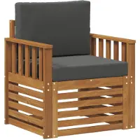 vidaXL Buiten bank set Massief Acacia Hout en Polyester