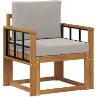 vidaXL Buitensofa Massief Acacia Hout en Polyester
