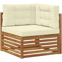 vidaXL Outdoor Hoekbank Massief Acacia Hout Naturel