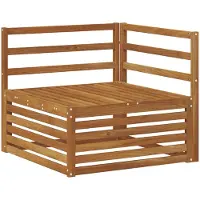 vidaXL Outdoor Hoekbank Massief Acacia Hout Naturel 83 x 83 x 73 cm