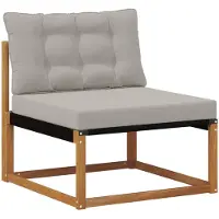 vidaXL Buiten Midden Sofa Massief Acacia Hout Naturel