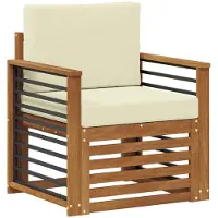 vidaXL Buiten bank set Massief Acacia Hout en Polyester