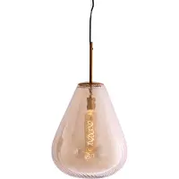 Light & Living Glazen Hanglamp Leona Ø 40cm Amber Glas