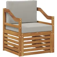 vidaXL Buiten bank set Massief Acacia Hout en Polyester
