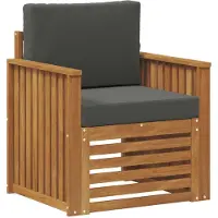 vidaXL Buiten bank set Massief Acacia Hout en Polyester