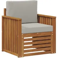 vidaXL Buiten bank set Massief Acacia Hout en Polyester