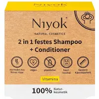 Niyok Vitamina - Shampoo - Conditioner bars - 80G - Vegan - pH-waarde - 2-in-1