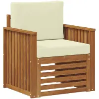 vidaXL Buiten bank set Massief Acacia Hout en Polyester