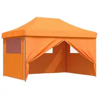 vidaXL Partytent, 279 x 410 x 315 cm, oranje, Oxford-stof