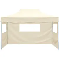 vidaXL Partytent Crème 280 x 410 x 315 cm Oxford Stof