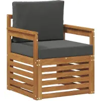 vidaXL Buiten bank set Massief Acacia Hout en Polyester