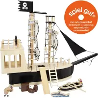 Small Foot - Houten Poppenhuis Piratenboot