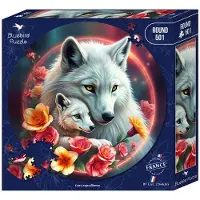 Blue Bird Les Loups Blancs Puzzel Rond 501 stukjes