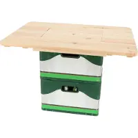 Esschert Design Bierkrat Tafel Blank Bruin bruin Hout Tafel