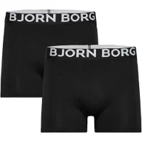 Björn Borg Organic Cotton Stretch Boxers 2-pack Zwart | Maat: XXL