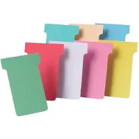 Nobo T-kaartjes maat 3 Oranje 9,2 x 12 cm 100 Stuks