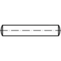 Toolcraft TO-5363064 Cilindrische pen 12 mm RVS A4 10 stuk(s)