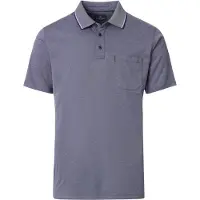 Casamoda Polo Navy Melange | Blauw | Maat 4XL