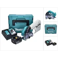Makita DCC 500 RM1J Akku Diamantschneider 18 V 125 mm Brushless + 1x Akku 4,0 Ah + Ladegerät + Makpa