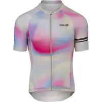 Agu Gradient Swirl - Fietsshirt - Heren - Wielershirt - Aerodynamisch - Sneldrogend - Gerecycled polyester - Waterdichte achterzak - Multicolor - S