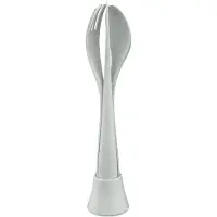 Koziol Bestekset Tulip 22,5 Cm Thermoplast Grijs 4-delig