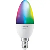 Osram SMART+ LED-lamp B40 RGBW E14 3-pack, klassieke kaarsvorm, kleurverandering, instelbaar wit, spraak- en app-bediening