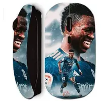 MANIACASE Draadloze muis - Vinicius JR - Real Madrid - Zwart - Wi-Fi technologie - Inclusief USB-stick