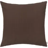 Ferm Living Sen Cushion Ottoman Dark Chocolate | Square